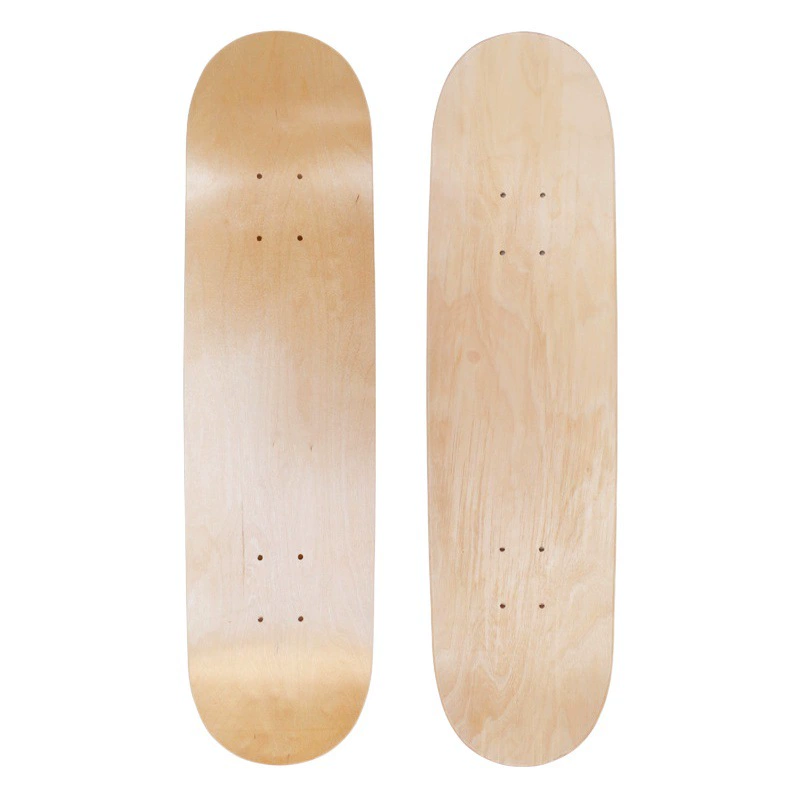 Двухслойная дека для скейтборда, дека из северо-восточного клена Light, дека из клена натурального цвета, дека для скейтборда для взрослых, оптовая продажа дек специальной формы.