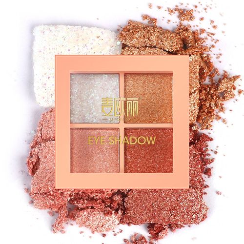 Maioli Colorism Four Color Eyeshadow Student Party Live Broadcast Internet Celebrity Multicolor Pearlescent Earth Color Eyeshadow Palette