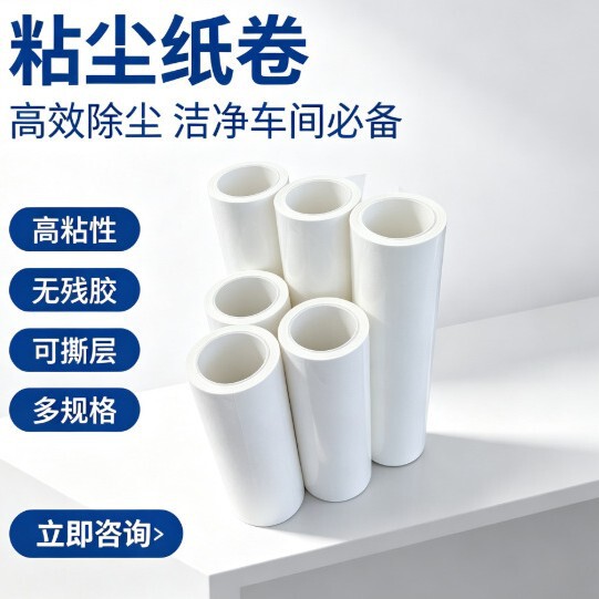 38mm Inner Diameter Pp Tear-Off High-Adhesion Dust Removal Roller Machine with Custom-Made White Dust Removal Paper Roll 38mm Inner Diameter Pp Tear-Off High-Adhesion Dust Removal Roller Machine with Custom-Made White Dust Removal Paper Roll