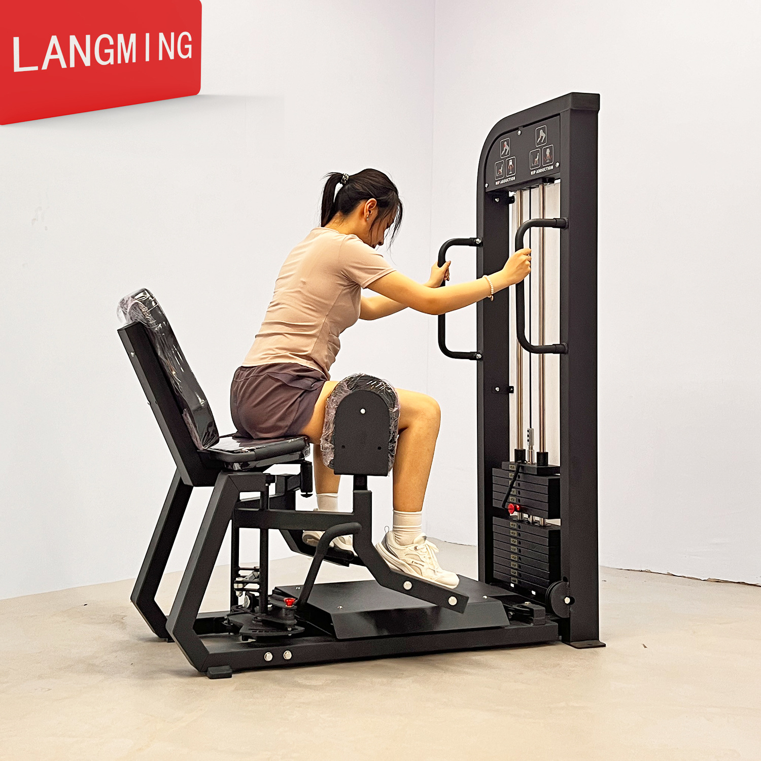 Gimnasio Hummer dispositivo muslo interno y lateral entrenador de cadera de forma femenina abducción abducción abducción máquina todo en uno