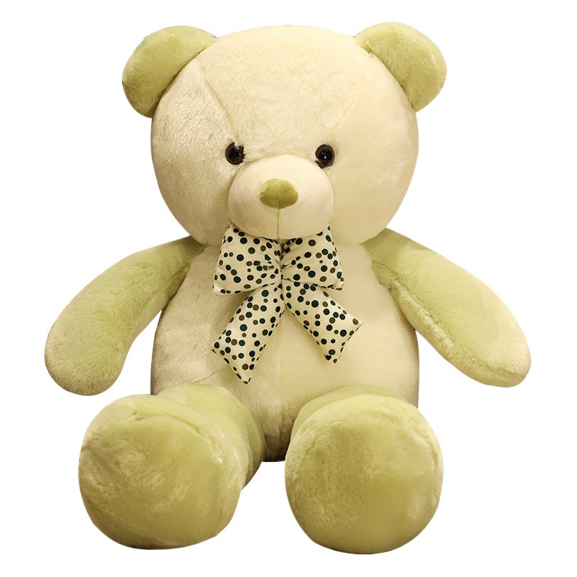 Gran arco oso de peluche muñeca concha de cuero semiacabado juguete de peluche abrazo Panda muñeca semiacabado concha de cuero