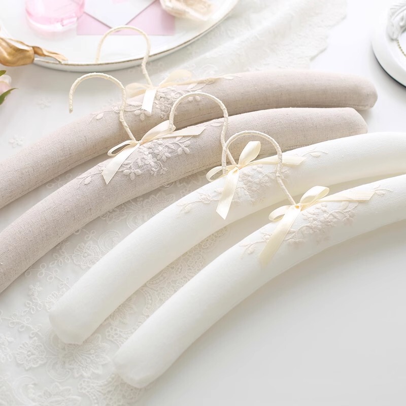 Wrap Cotton Hanger Fabric Non-slip Seamless Soft Sponge Clothes Support Rack Clothes Hanger Household High-end Clothing Store