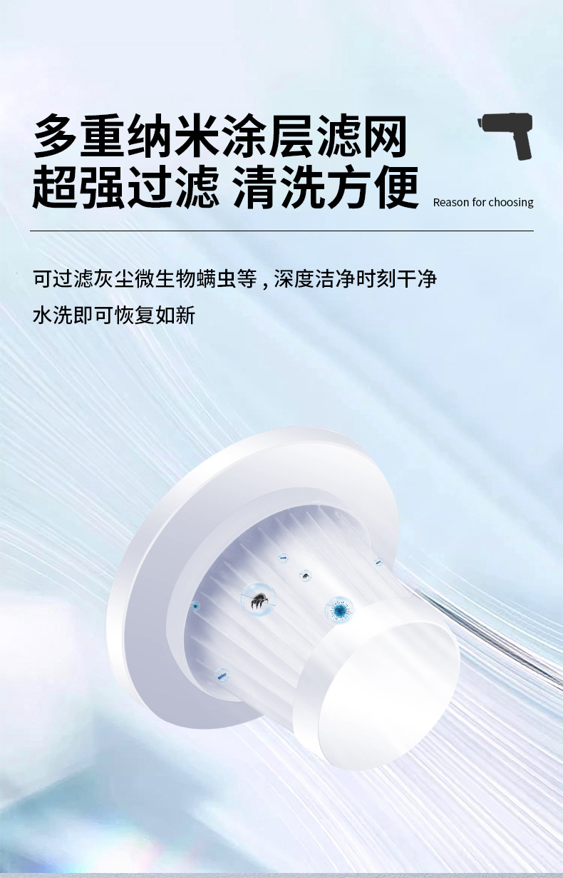 Car vacuum cleaner suction blowing one family car dual-purpose pet hair suction handheld wireless portable car vacuum cleaner