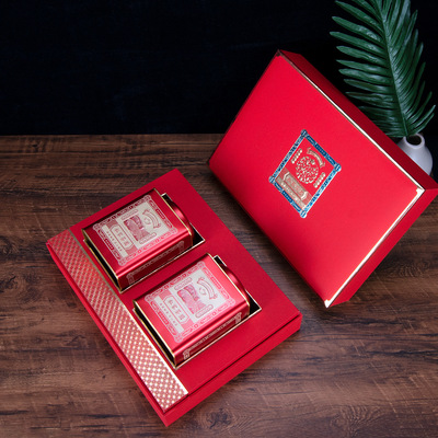 創意茶葉包裝盒空禮盒過節送禮壹斤裝紅茶綠茶茶葉禮盒裝現貨家用