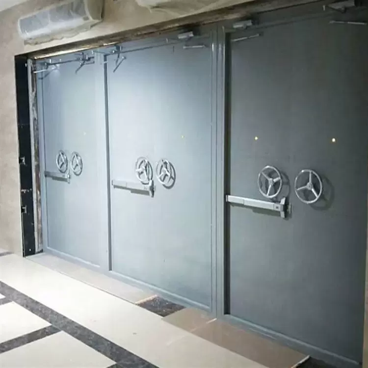6钢质隔音门整套镀锌钢防爆门家用锅炉房实验室泄爆防火平开门