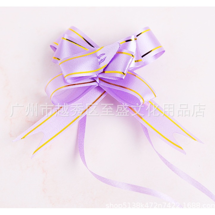 1.2CM flores al por mayor arco cinta caja de regalo de boda embalaje de boda decoración de automóvil manija de la puerta