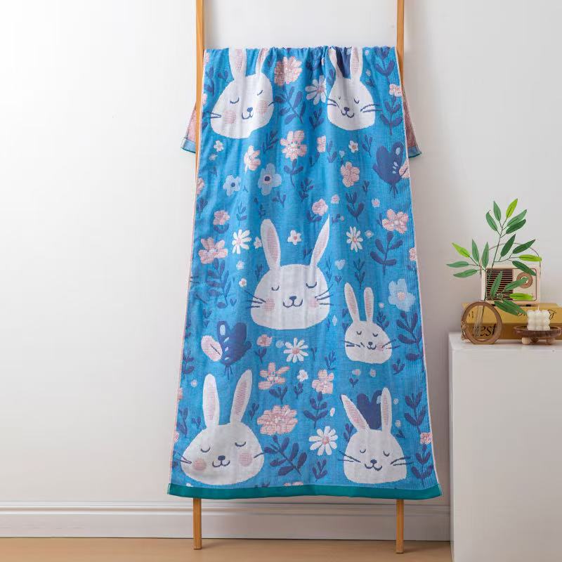 Blue cute rabbit
