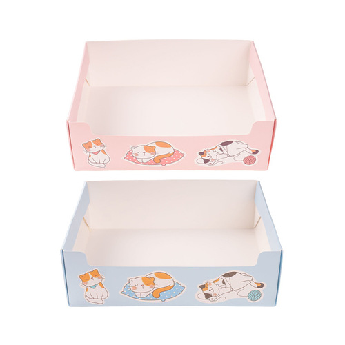 Cat Toilet Outdoor Travel Foldable Large Capacity Litter Box Thick Household Cat Supplies Disposable Litter Box