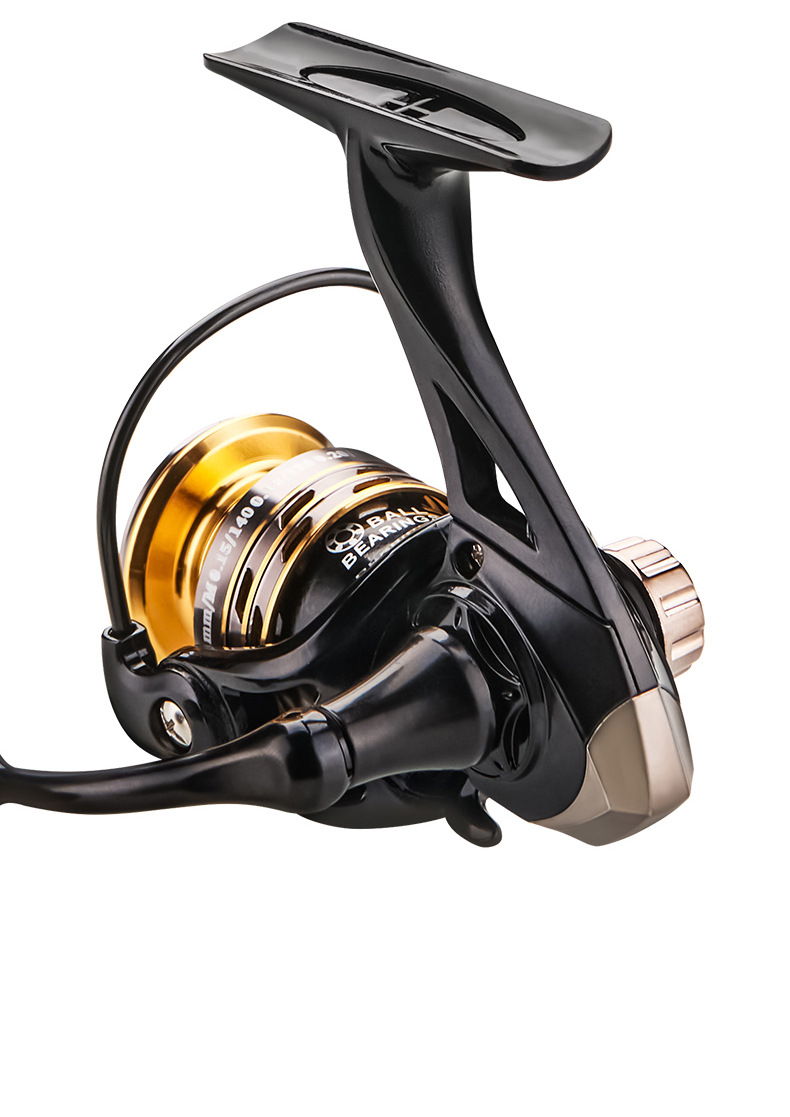 Diqu todo metal micro rueda giratoria mini rueda de pesca ultraligera rueda de pesca Luya línea de pesca aparejos de pesca al por mayor