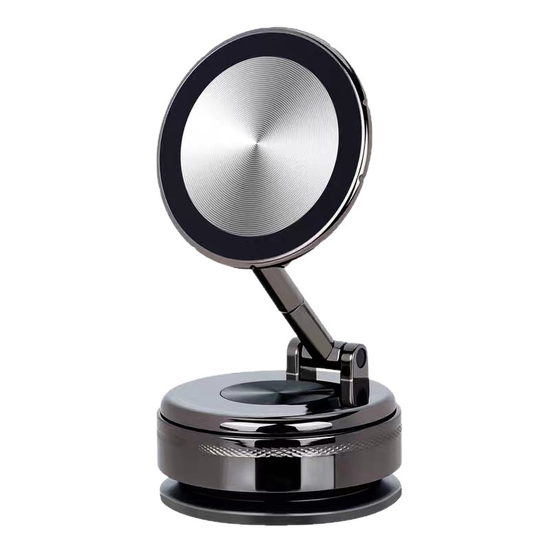 soporte de teléfono móvil de metal montado en automóviles nuevo tipo de succión magnética de adsorción de vacío especial para navegación automotriz soporte a prueba de choques