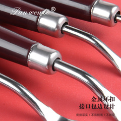 Plastic Oil Painting Knife New Style Stainless Steel Color Mixing Scraper Watercolor Paint Scraper 5-Piece Set Cross-Border Factory Wholesale 