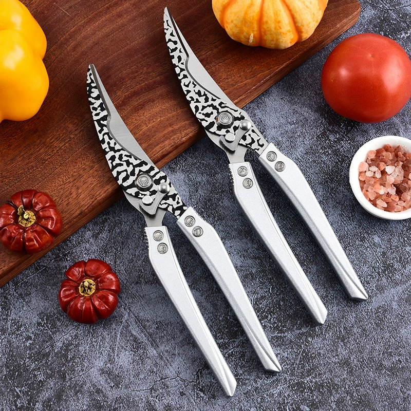 Производители оптовая продажа из нержавеющей стали кухонные ножницы бытовая строгая рыбья чешуя пищевые ножницы кухня рыба курица гусиная утка ножницы