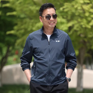 Youthful Spliced Outdoor Sports Sun Protection Jacket 2024 New Summer Men's Thin Loose Trendy Coat