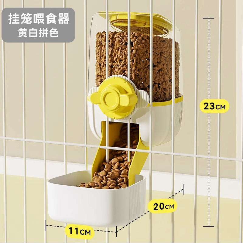 Colgante automático jaula perro fuente de beber colgando jaula gato fuente de beber Alimentador automático traje de suministros para mascotas