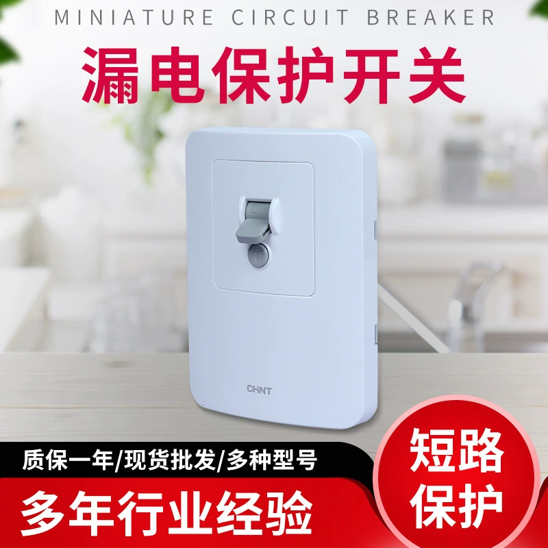 Chint 40A кондиционер переключатель защиты от утечки оптом украшение дома тип стены переключатель защиты от утечки водонагреватель воздушный переключатель