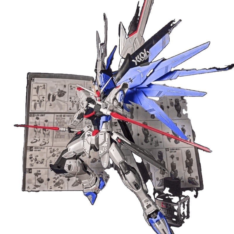 ガンダムHG運命強襲フリーユニコーン赤異端組み立てモデル玩具フィギュア少年の飾り物がいい|undefined