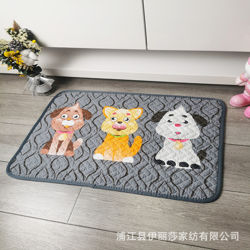 회색 개 세 마리