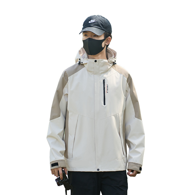 Ropa de asalto para hombres deportivos a prueba de viento impermeable montaña al aire libre pareja chaqueta de viaje mujer 2408