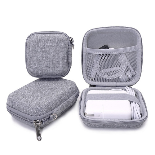 Notebook power bank EVA hard shell earphone data cable storage bag, portable USB flash drive U-lock protective case