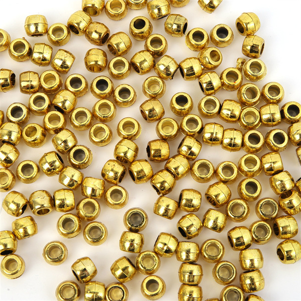 Woven round beads