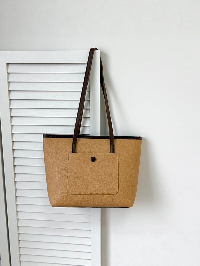 Bolso para mujeres 2026 nuevo retro bolso de hombro de gran capacidad para viajar bolso de moda universal simple image 4