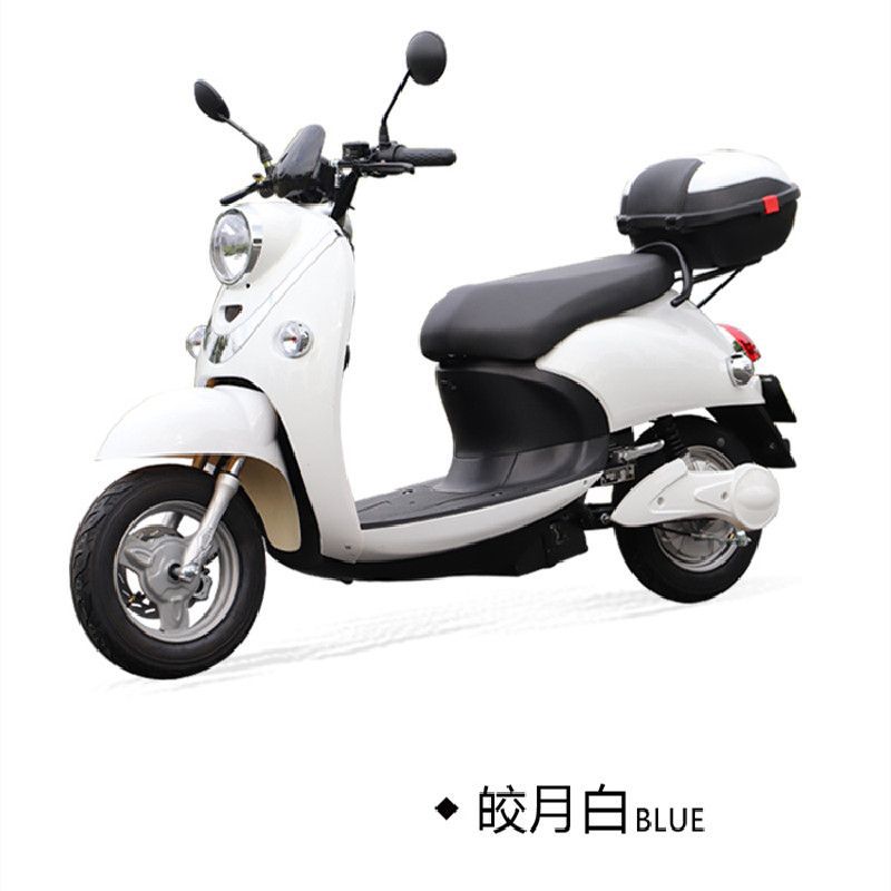 White - with trunk - car purchase gift - 60v 5 batteries - 22ah standard battery regular version