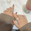 Fashionable ring, one size set, 3 piece set, internet celebrity, on index finger