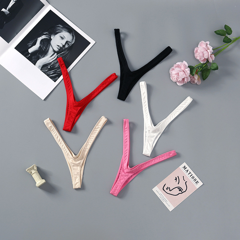 High-Cut Deep V Thong Panties for Women, European and American Style, Fashionable, Unique, Beautiful V-Shaped, Trendy New T-Pants High-Cut Deep V Thong Panties for Women, European and American Style, Fashionable, Unique, Beautiful V-Shaped, Trendy New T-Pants
