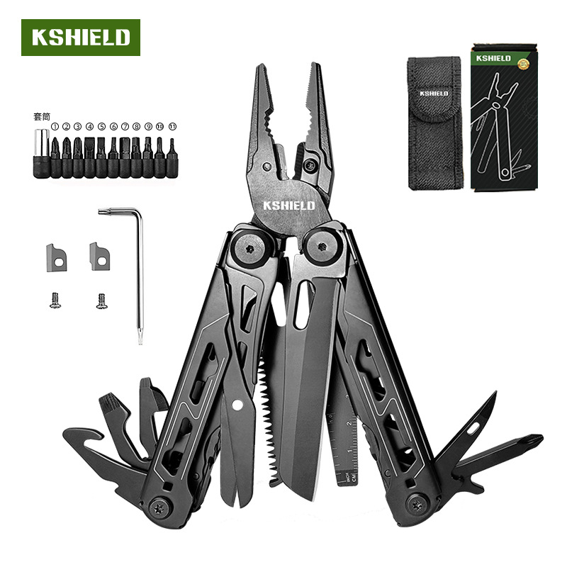 Source factory multi-function tool 28-in-1 outdoor stainless steel…