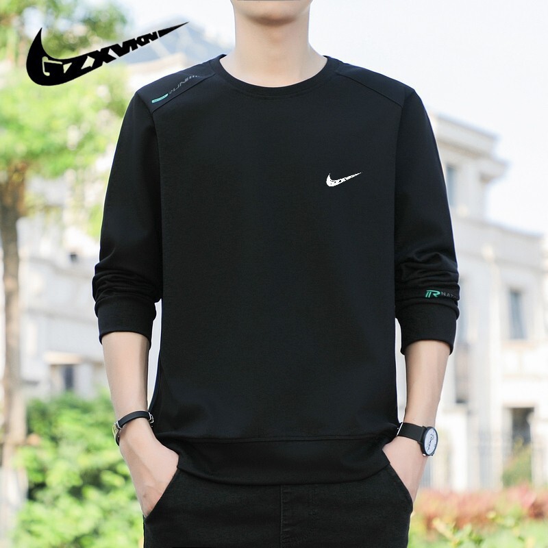 Men's Clothing 2026 Autumn Heavyweight Sweatshirt Men's Versatile Outdoor Sports Casual Round Neck Solid Color Loose Long-Sleeved Men's T-Shirt Men's Clothing 2026 Autumn Heavyweight Sweatshirt Men's Versatile Outdoor Sports Casual Round Neck Solid Color Loose Long-Sleeved Men's T-Shirt