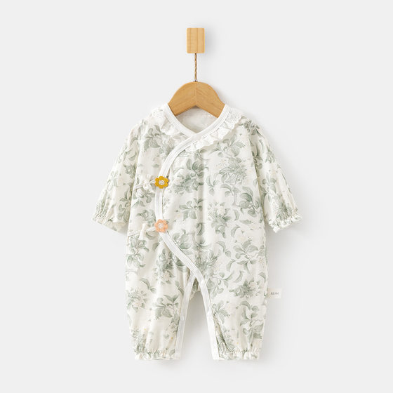 Newborn Baby Butterfly Clothes Ice Oxygen Cotton Baby Girl Summer Thin jumpsuit Baby Air-conditioning Clothing Infant Climbing Clothing