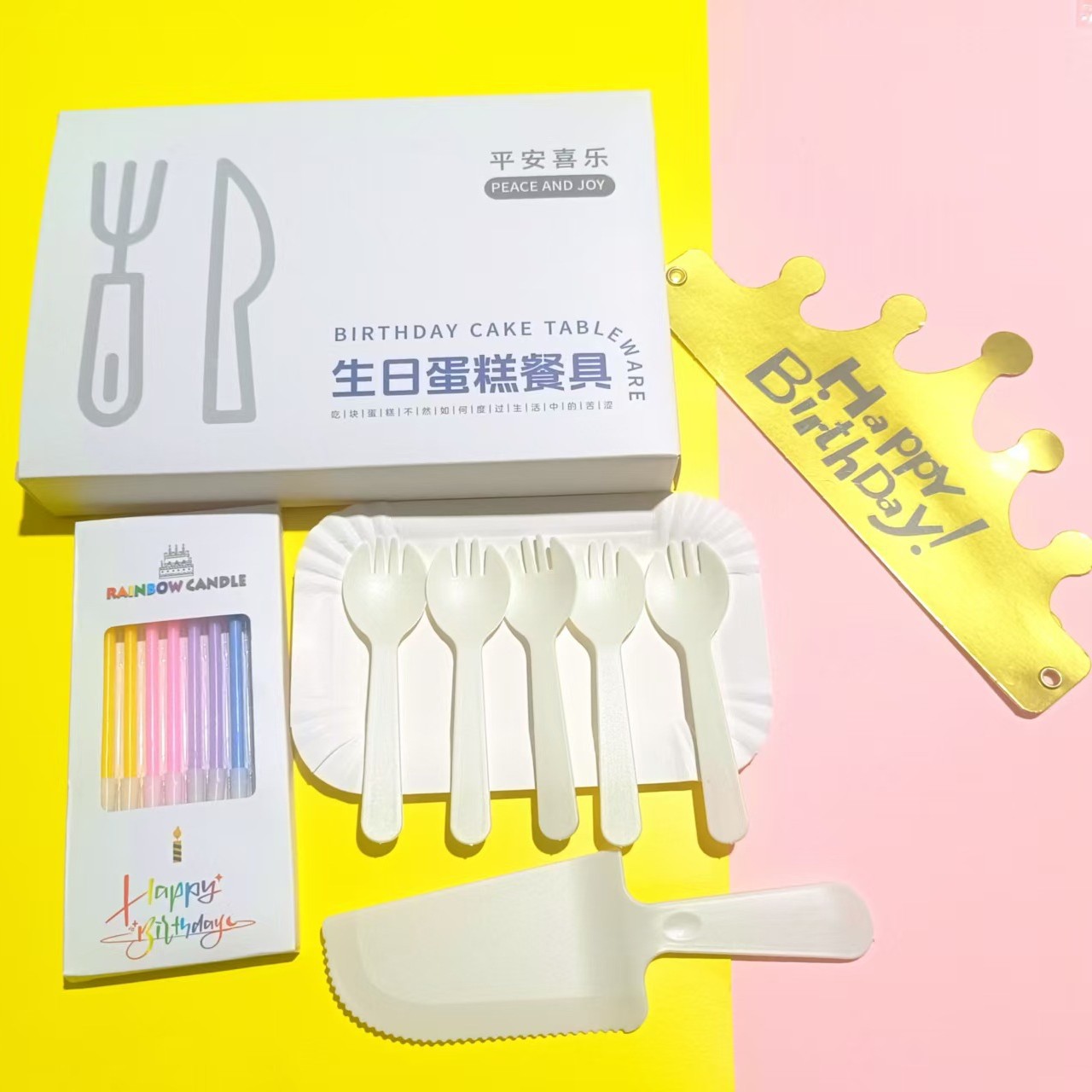Juego de Vajilla Desechable con Platos de Papel para Fiesta de Cumpleaños