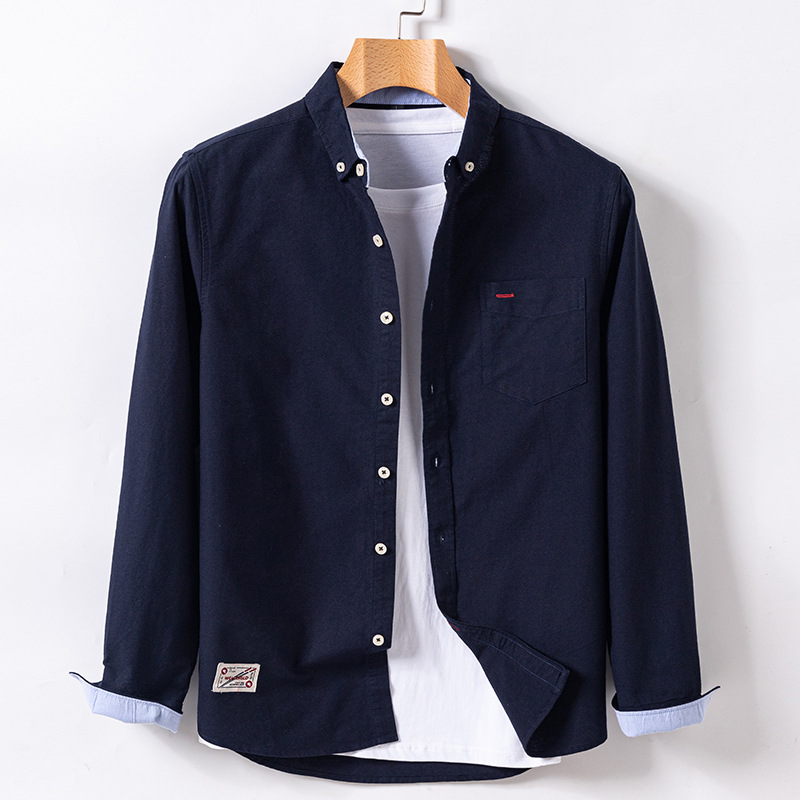 Demi-season cotton shirt