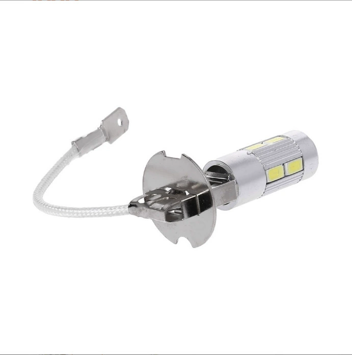 Автомобильная LED противотуманная фара H3 10SMD 5630, яркий ходовой огонь, противотуманная лампа