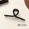 Metal advanced elegant shark, hairgrip, crab pin, brand big hair accessory, high-quality style, South Korea