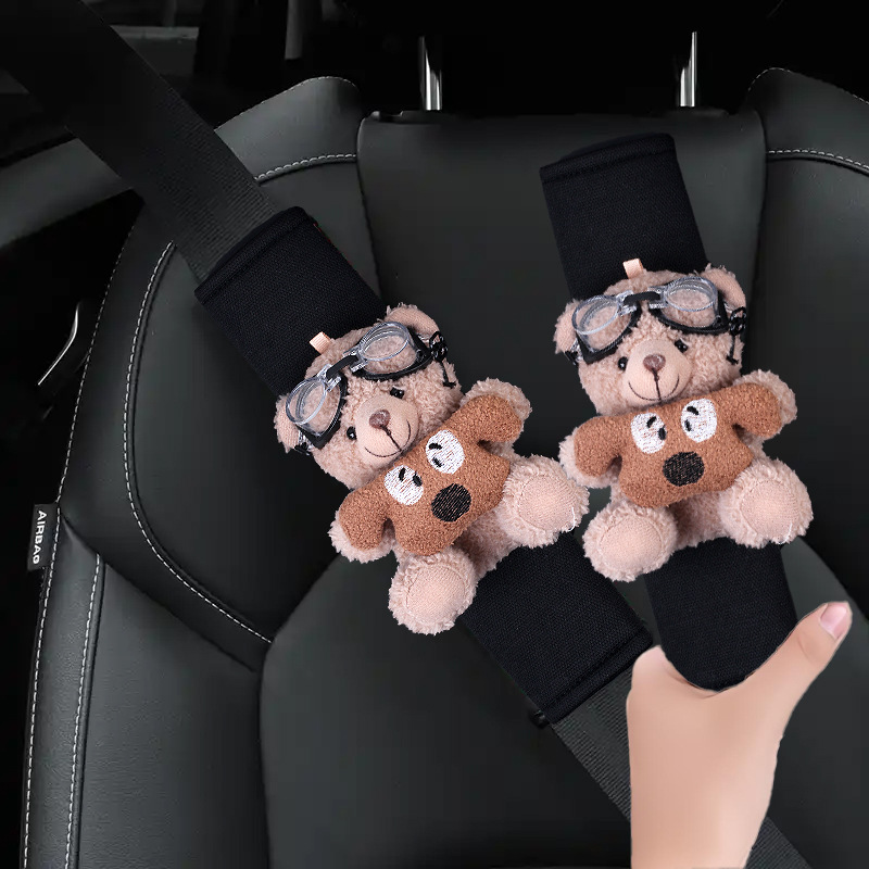 Funda Protectora para Cinturón de Coche de Peluche Artificial