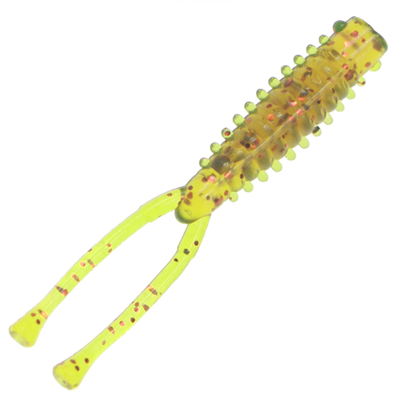 Lifelike Shrimp Lure 42mm 0.4g Soft Plastic Shrimp Lure  Saltwater Sea Bass Swimbait Tackle Gear