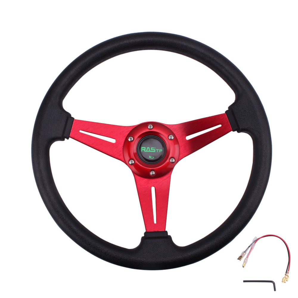Steering Wheel 14 – Qìchē Steering wheel - red-pu
