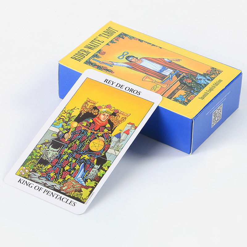 Rider Waite Tarot Karten Spanisch-englisch Spielkarten Set_voghion.com