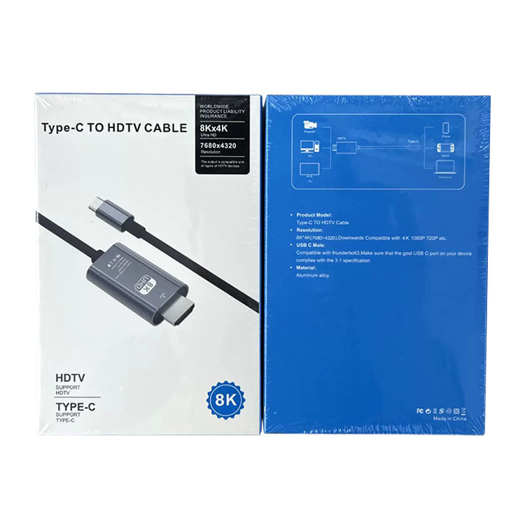 1.8メートルType-C-HDMI高解像度ケーブルtype-c to hdmi同スクリーン4 k8kusb3.1-HDMI|undefined