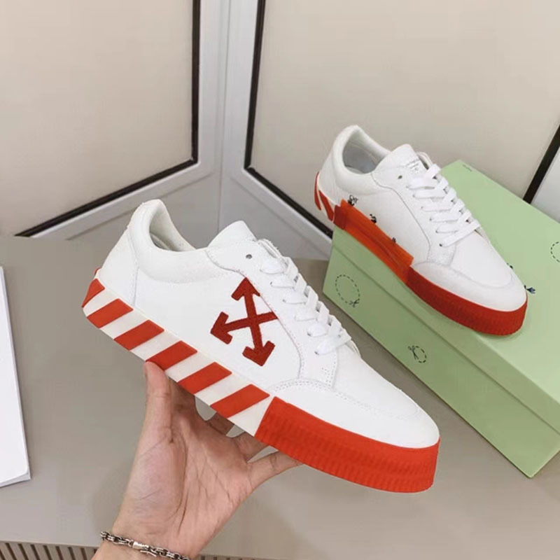 Comercio exterior nueva flecha cruzada zapatos blancos zapatos de hombre y mujer verano transpirable cuero genuino fondo grueso todo partido bajo tablero superior zapatos pareja