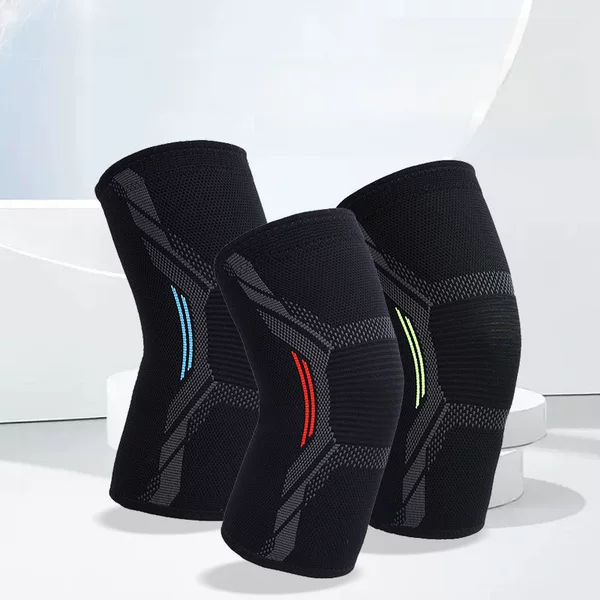 Sports Non-slip Knee Pads Unisex Fitness Outdoor Mountaineering Rope Skipping Dance Running Leg Pads Breathable Warm Knee Pads