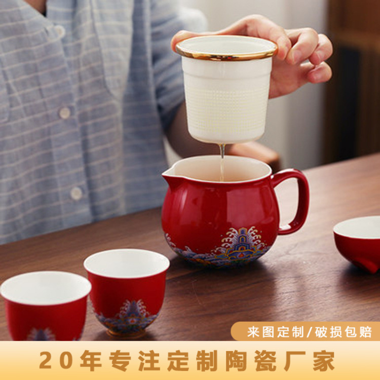 Cigarette holder, handheld teapot, tea set for traveling