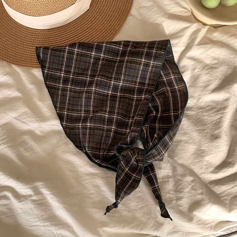 Turbante de verano pastoral primavera y verano universal retró bufandas de cuello turbante de cabello correa de cabello adornos de cabello bufandas de cuello