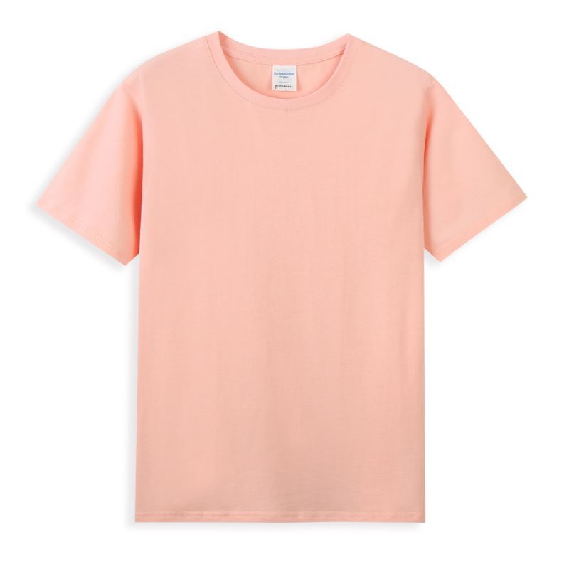 Guangzhou D almacén 210g 40 doble hilo peinado algodón de manga corta Camiseta al por mayor más tamaño de algodón camisa cultural