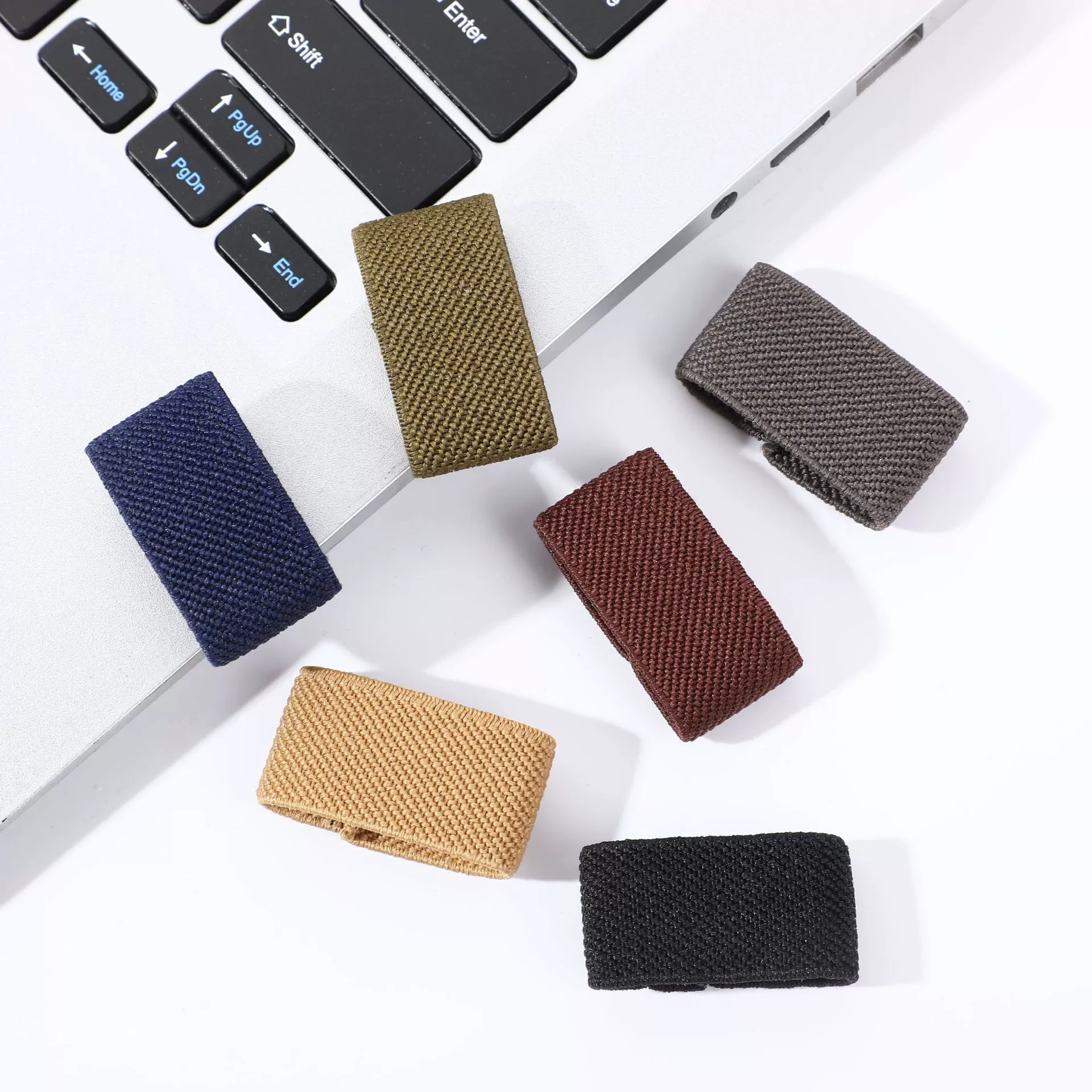 В наличии твиловая эластичная петля для пояса, эластичная мужская петля для ремня, утолщенная многоцветная универсальная тканевая петля с зажимом для хвоста