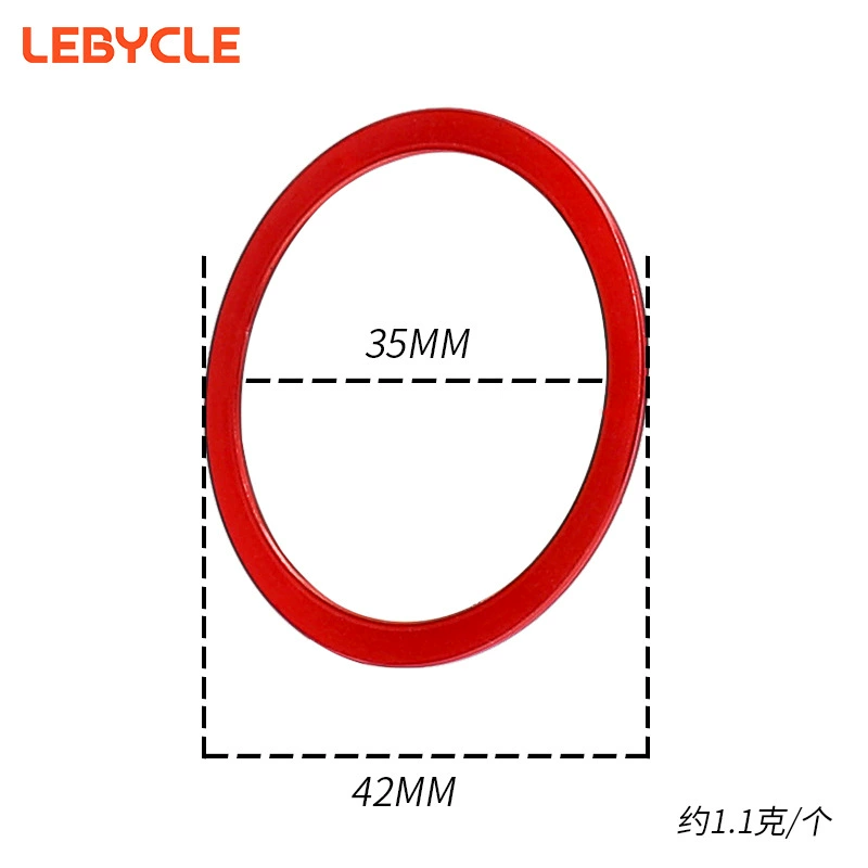 Cassette Spacer Washers (Lebycle) Aluminum Alloy, 1.0–3.0 mm, Bike Hub/Carriage Shims