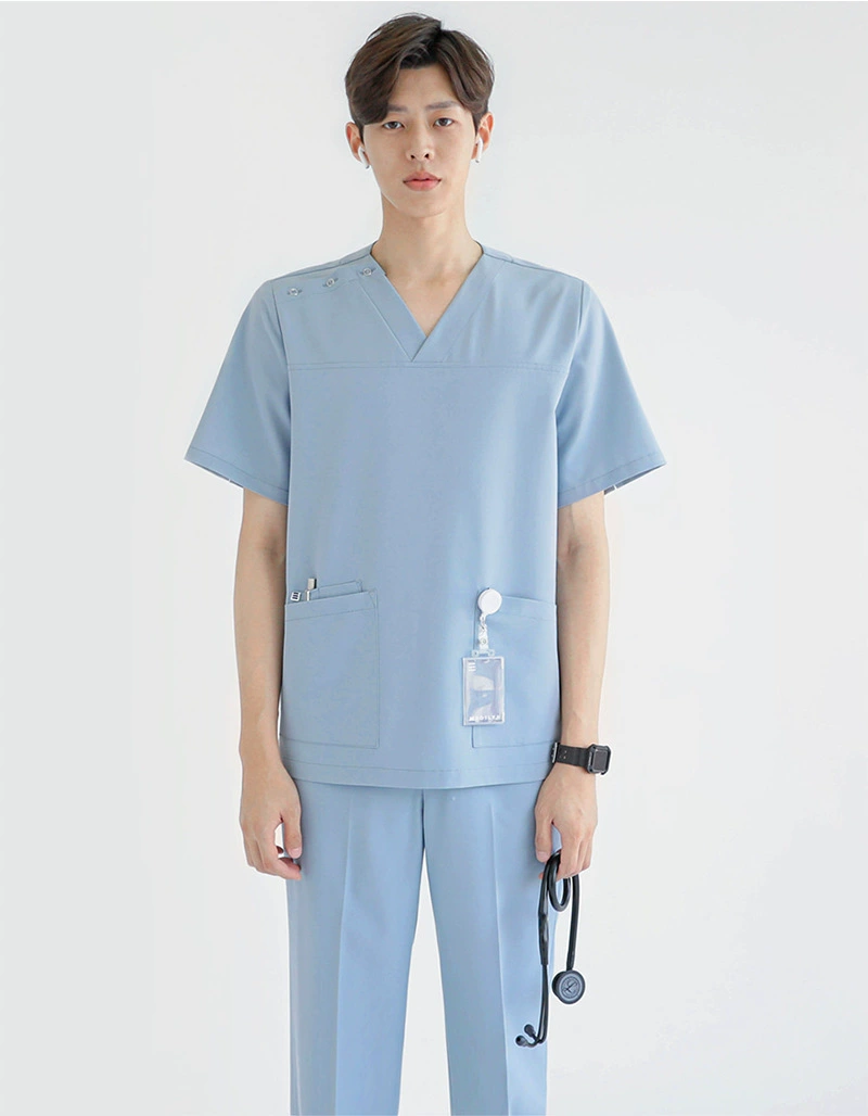 Overall, split set, nurse uniform, 2022, for beauty salons