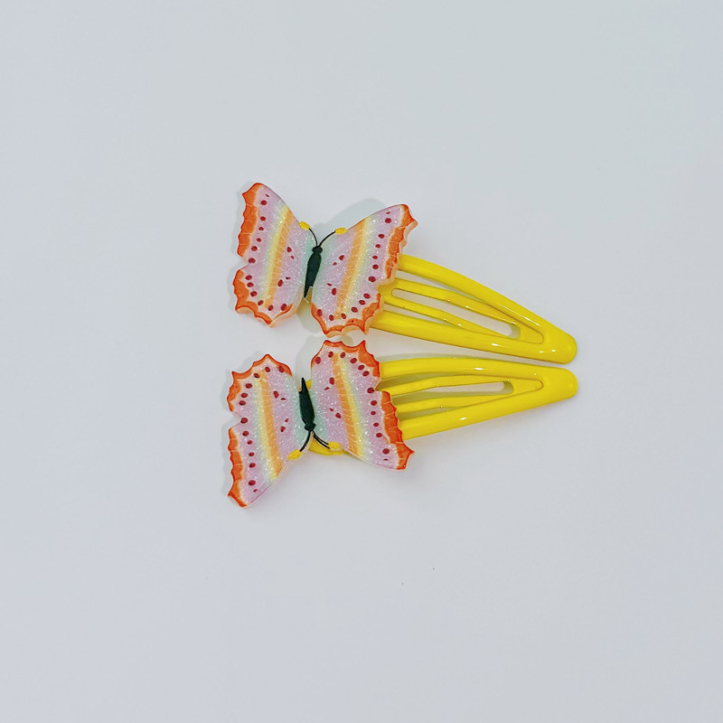 ヘアピン カラフル 子供用 bb クリップ Amazon INS レディース バタフライ ウォータードロップ 5CM アクリル 人気 ヘアピン|undefined
