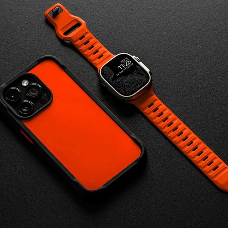 Силиконовый ремешок (совместим с Apple Watch) 38/40/41/42/44/45/46/49 мм — разные цвета